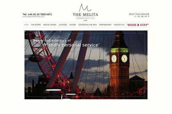 melitahotel.com site used Melita