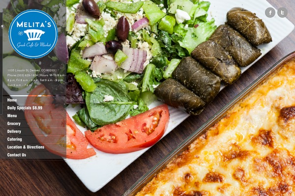 Ristorante theme site design template sample
