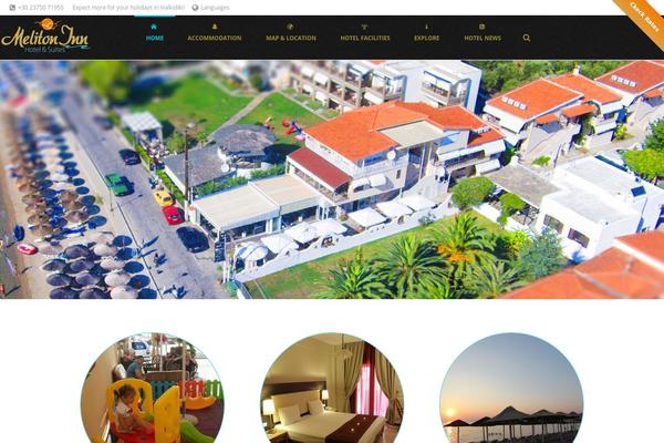 Main theme site design template sample