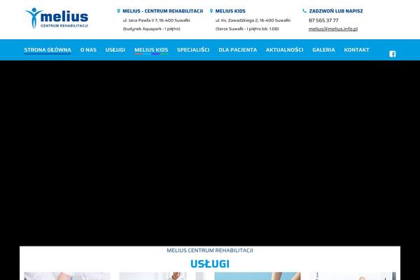 Pediatric theme site design template sample