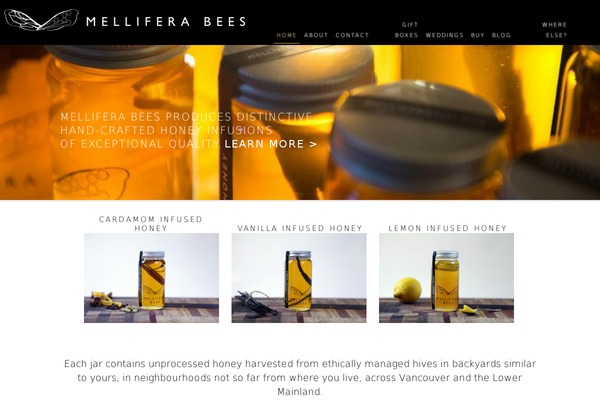 Mellifera theme websites examples