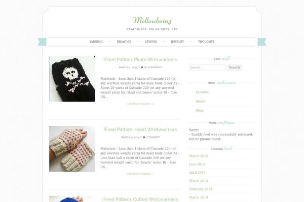 Site using Alpine PhotoTile for Tumblr plugin
