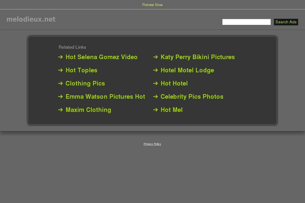 melodieux.net site used 001