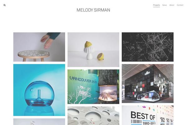 melodysirman.com site used Madrigal-master