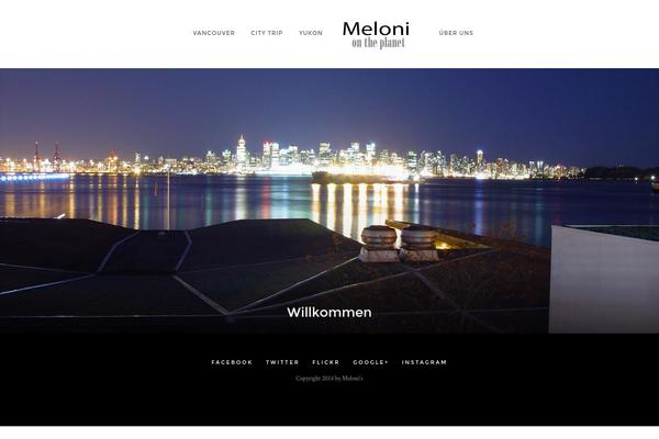 Vega theme site design template sample