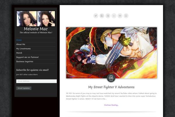 Luminescence Lite theme site design template sample