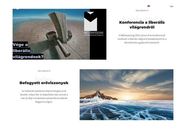 ROSA Child theme site design template sample