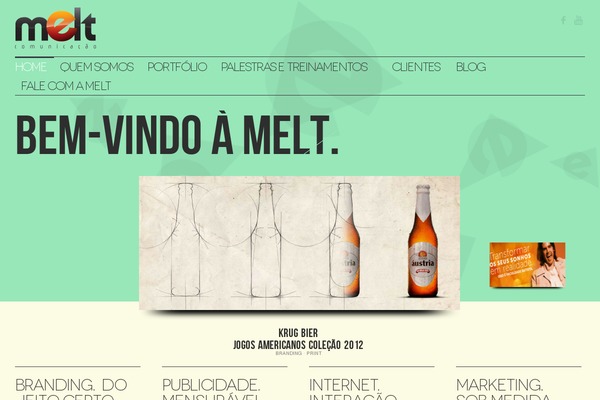 Masculine theme site design template sample