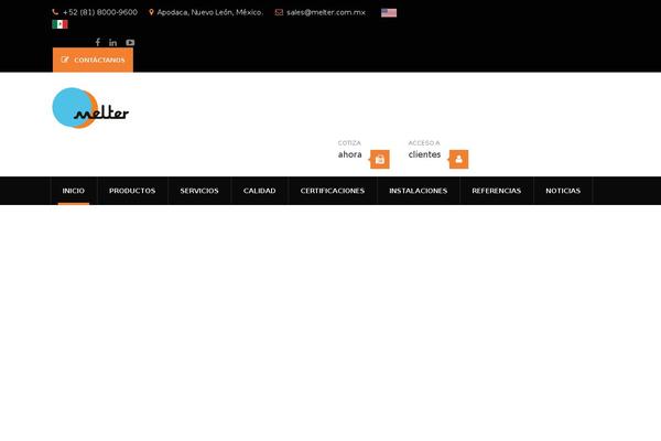 Industry theme site design template sample