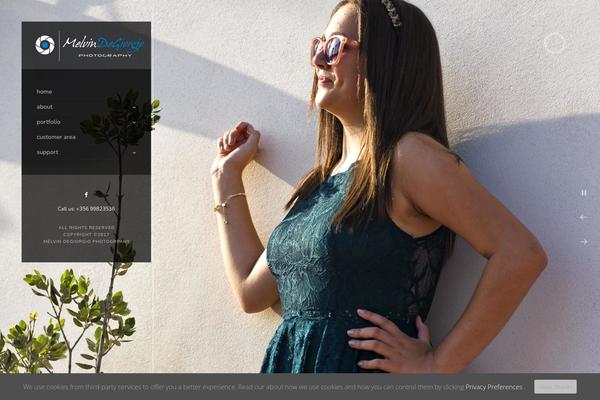 Kreativa theme site design template sample