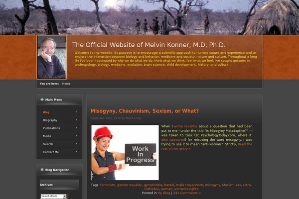 Make-child theme site design template sample