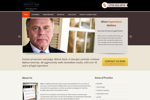 Attorneys theme site design template sample
