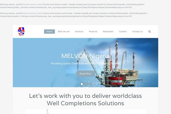 Lava theme site design template sample