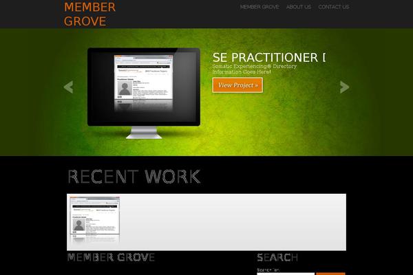 Showcase theme site design template sample