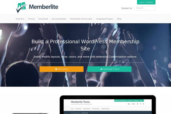 Site using Memberlite-shortcodes plugin