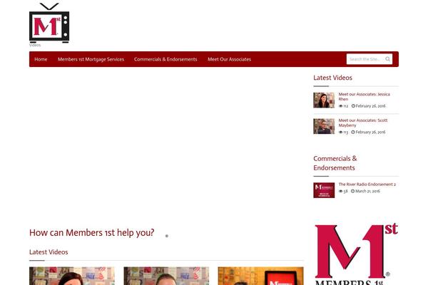 Video theme site design template sample