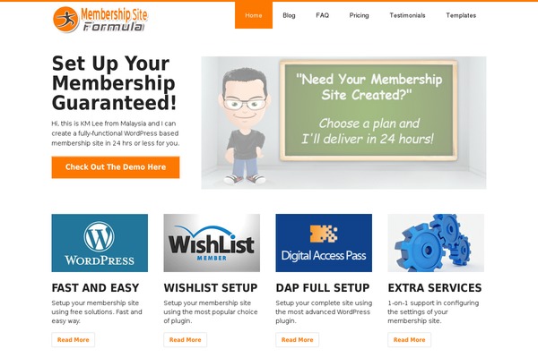 Discoverpro theme site design template sample
