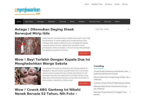 MasterBlog theme site design template sample