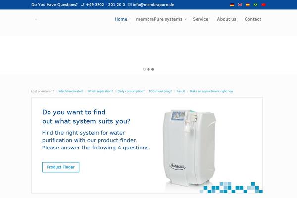 membrapure.com site used Membrapure