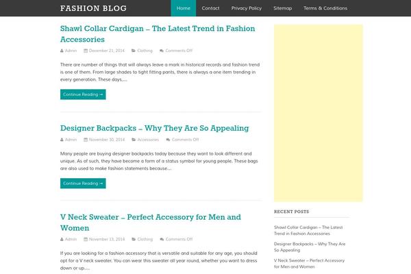 Elmax theme site design template sample