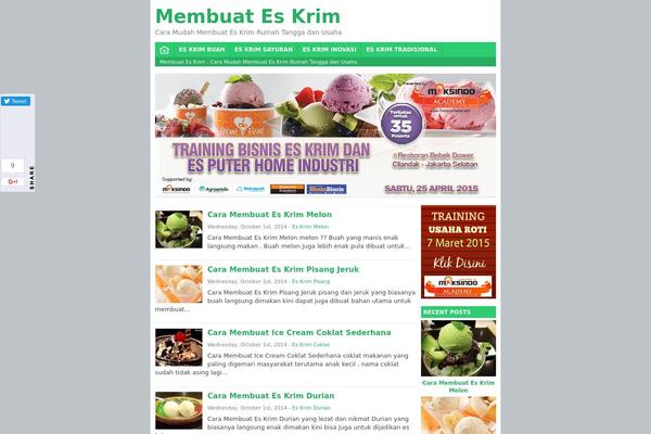 Flat728 theme site design template sample