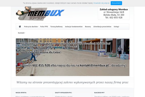 Gaia theme site design template sample