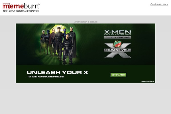 memeburn.com site used Burnmedia