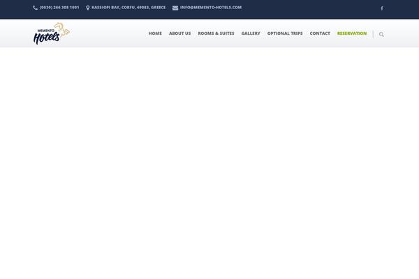 Resort theme site design template sample