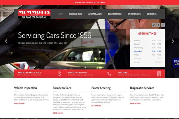 CarPress theme site design template sample