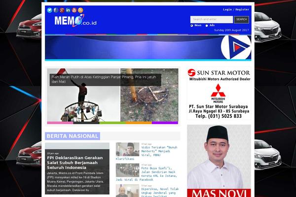 Bloggingpro theme site design template sample