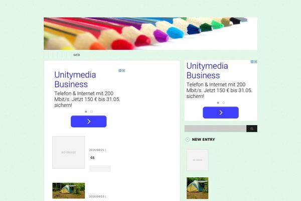 Stinger 3 theme site design template sample