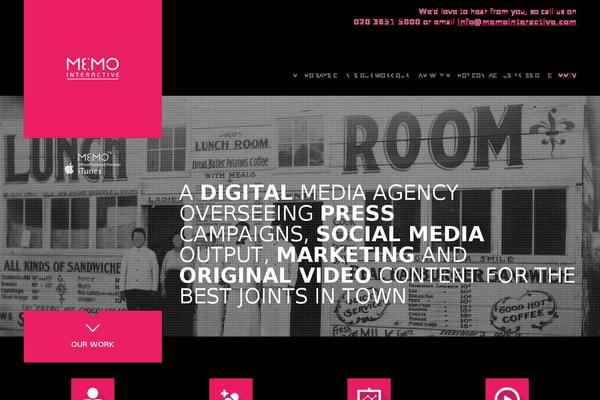 memointeractive.com site used Memo