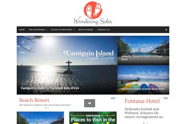 Semicolon theme site design template sample