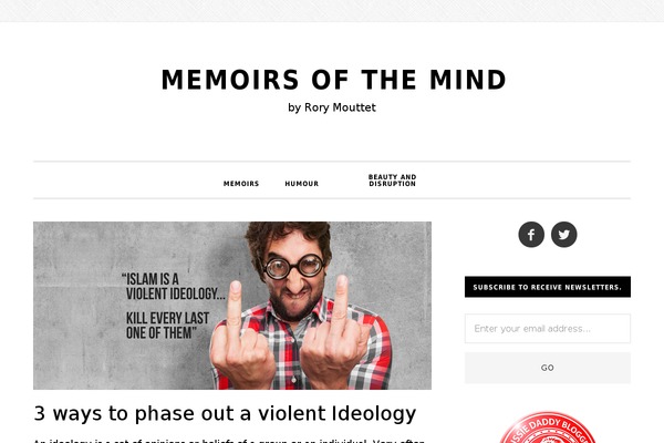 Mindstream theme site design template sample