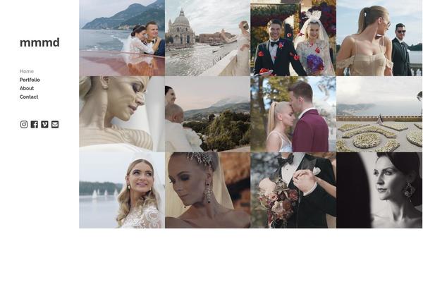 Stockholm theme site design template sample