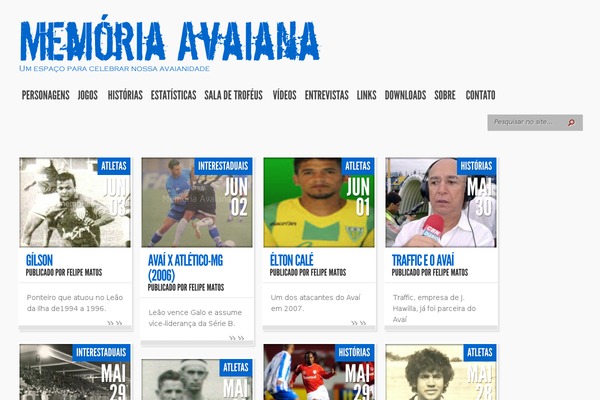 memoriaavaiana.com.br site used TheStyle