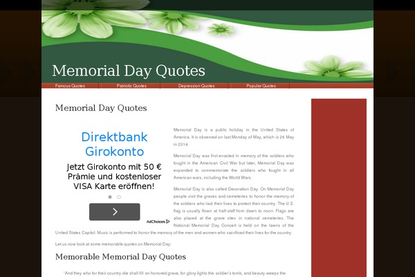 Bamboo theme site design template sample