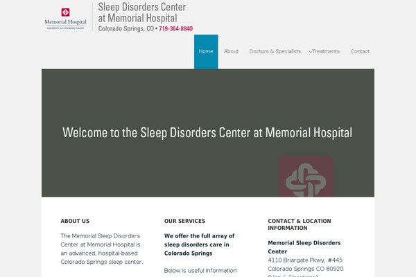 memorialsleep.org site used Executive Pro Theme