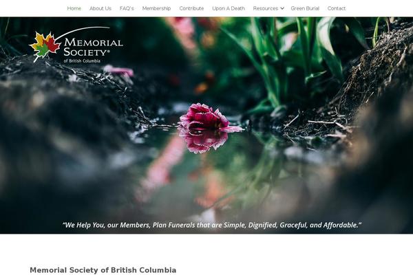 memorialsocietybc.org site used Triggerfish-child