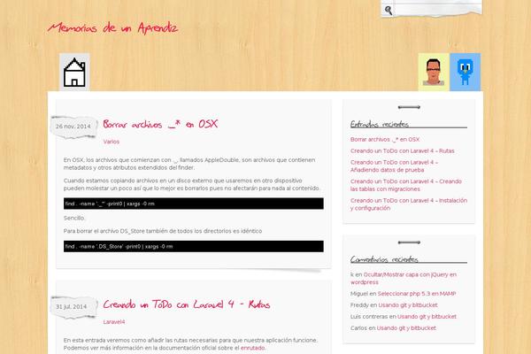 Site using Organize Series plugin