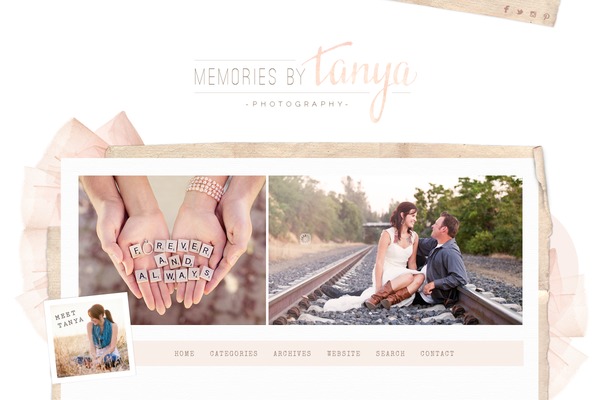 Prophoto4 theme site design template sample