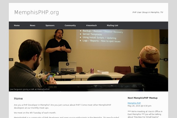 Vantage theme site design template sample