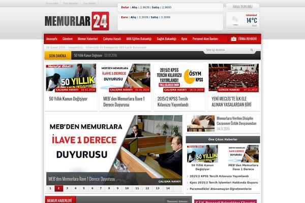Yhaber theme site design template sample