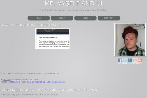 BlankSlate theme site design template sample