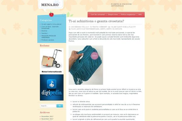 Crafty Cart theme site design template sample