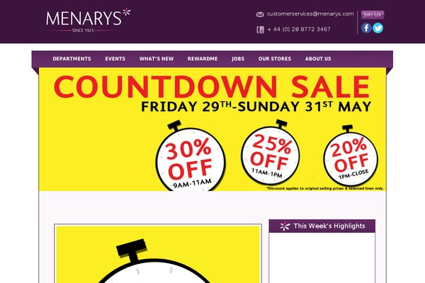 menarys.com site used Pom