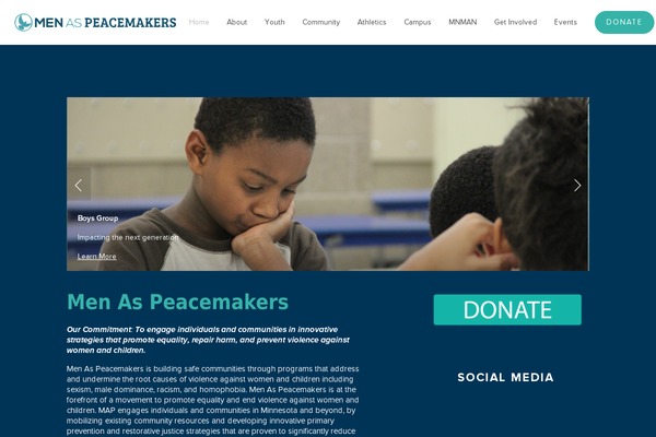 NonProfit theme site design template sample