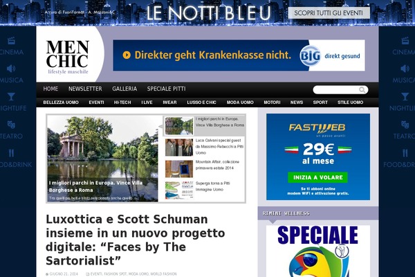 FlyingNews theme site design template sample