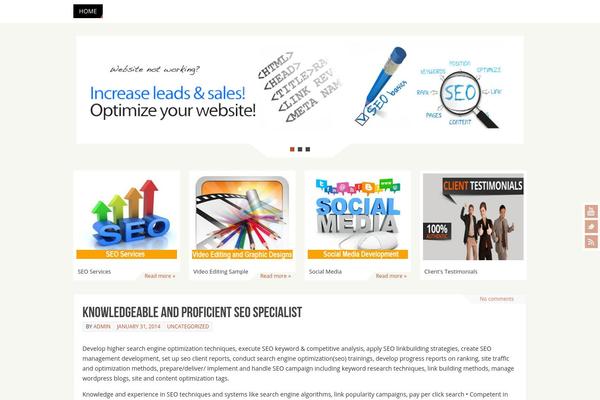 Parabola theme site design template sample