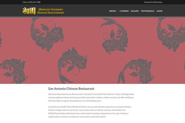 Site using Foodpress plugin